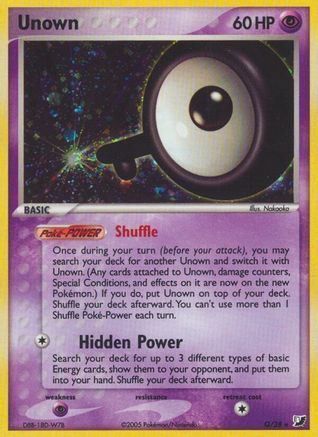 Unown (Q) (Q/28) [EX: Unseen Forces] - Trinity Hobby
