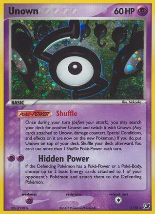 Unown (S) (S/28) [EX: Unseen Forces] - Trinity Hobby