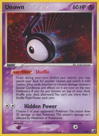 Unown (T) (T/28) [EX: Unseen Forces] - Trinity Hobby