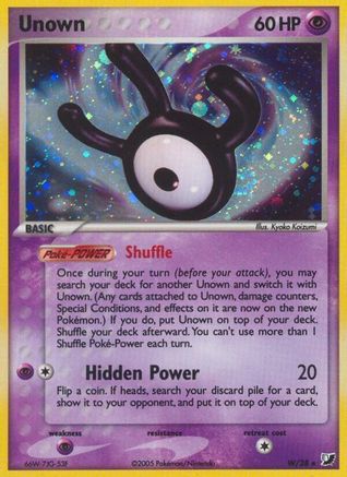 Unown (W) (W/28) [EX: Unseen Forces] - Trinity Hobby