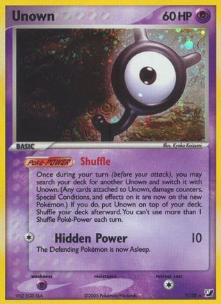 Unown (Y) (Y/28) [EX: Unseen Forces] - Trinity Hobby