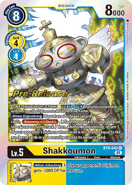 Shakkoumon [BT8-042] [New Awakening Pre-Release Cards] - Trinity Hobby