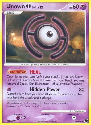 Unown H (29/106) [Diamond & Pearl: Great Encounters] - Trinity Hobby