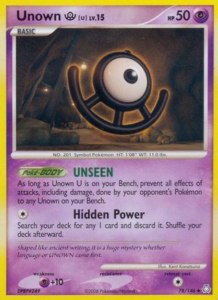 Unown U (78/146) [Diamond & Pearl: Legends Awakened] - Trinity Hobby