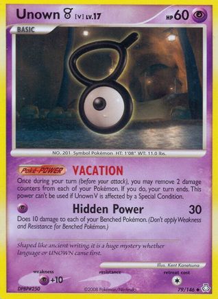 Unown V (79/146) [Diamond & Pearl: Legends Awakened] - Trinity Hobby