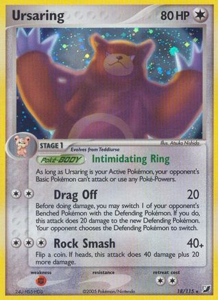 Ursaring (18/115) [EX: Unseen Forces] - Trinity Hobby