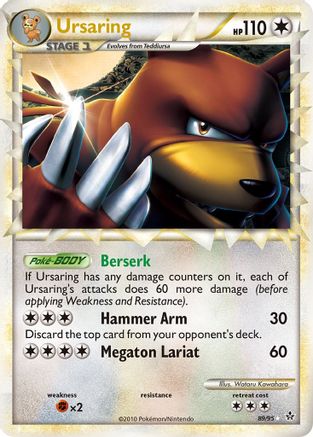Ursaring (89/95) [HeartGold & SoulSilver: Unleashed] - Trinity Hobby