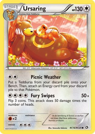 Ursaring (RC16/RC25) [Black & White: Legendary Treasures] - Trinity Hobby