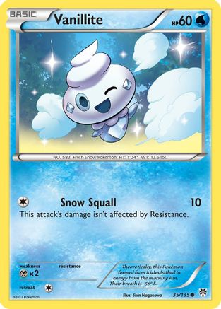 Vanillite (35/135) [Black & White: Plasma Storm] - Trinity Hobby