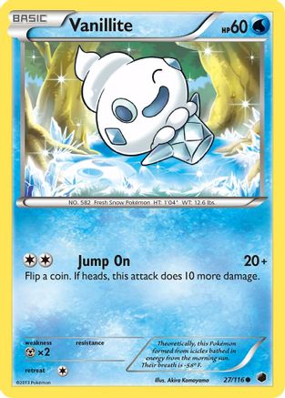 Vanillite (27/116) [Black & White: Plasma Freeze] - Trinity Hobby