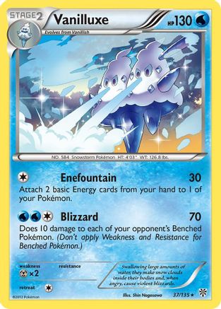 Vanilluxe (37/135) [Black & White: Plasma Storm] - Trinity Hobby