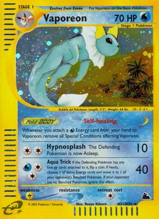Vaporeon (H31/H32) [Skyridge] - Trinity Hobby