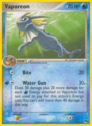 Vaporeon (6/17) [POP Series 3] - Trinity Hobby