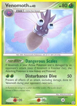 Venomoth (73/132) [Diamond & Pearl: Secret Wonders] - Trinity Hobby