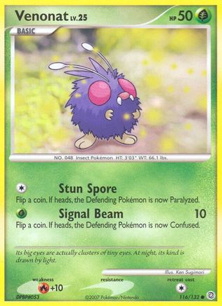 Venonat (116/132) [Diamond & Pearl: Secret Wonders] - Trinity Hobby