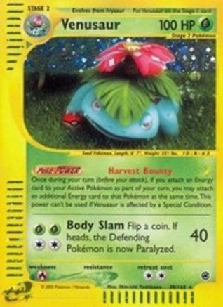 Venusaur (30/165) [Expedition: Base Set] - Trinity Hobby