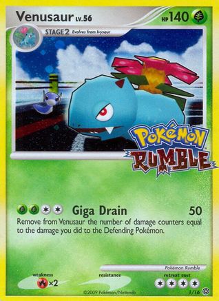 Venusaur (1/16) [Pokémon Rumble] - Trinity Hobby