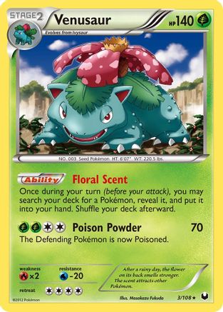 Venusaur (3/108) [Black & White: Dark Explorers] - Trinity Hobby