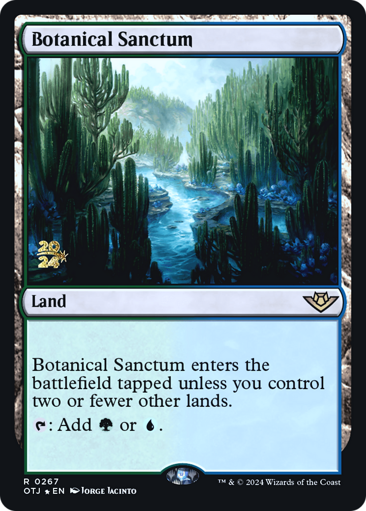 Botanical Sanctum (OTJ) [Outlaws of Thunder Junction Prerelease Promos] - Trinity Hobby