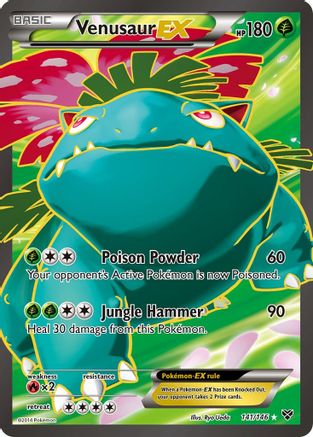 Venusaur EX (141/146) [XY: Base Set] - Trinity Hobby