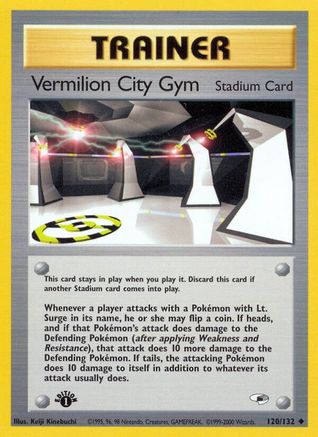 Vermilion City Gym (120/132) [Gym Heroes 1st Edition] - Trinity Hobby