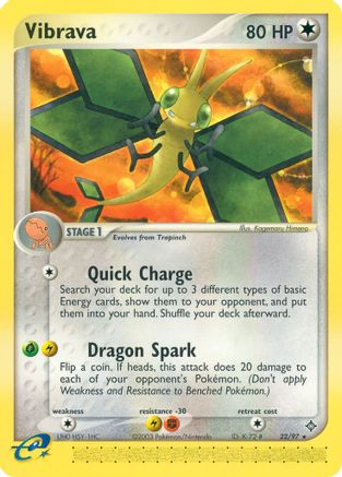 Vibrava (22/97) [EX: Dragon] - Trinity Hobby