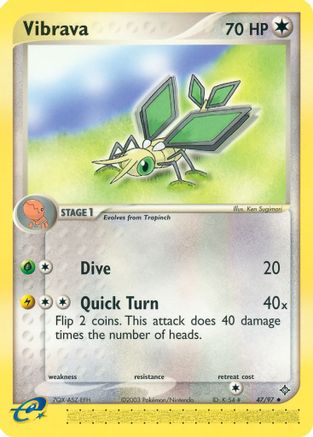 Vibrava (47/97) [EX: Dragon] - Trinity Hobby