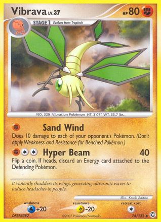 Vibrava (74/132) [Diamond & Pearl: Secret Wonders] - Trinity Hobby