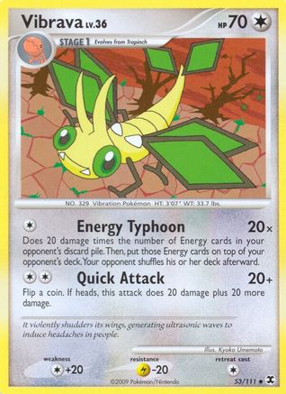 Vibrava (53/111) [Platinum: Rising Rivals] - Trinity Hobby