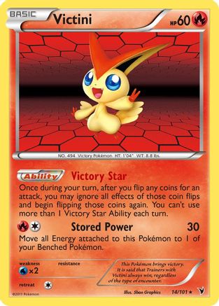 Victini (14/101) [Black & White: Noble Victories] - Trinity Hobby