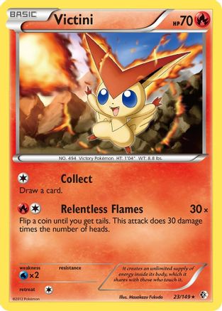 Victini (23/149) [Black & White: Boundaries Crossed] - Trinity Hobby