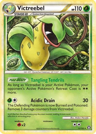 Victreebel (12/102) [HeartGold & SoulSilver: Triumphant] - Trinity Hobby