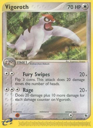 Vigoroth (47/109) [EX: Ruby & Sapphire] - Trinity Hobby