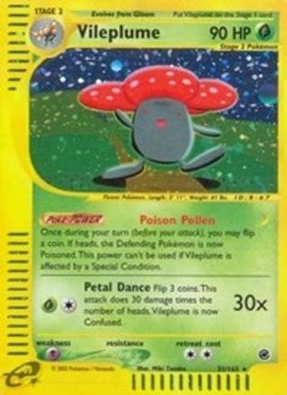 Vileplume (31/165) [Expedition: Base Set] - Trinity Hobby