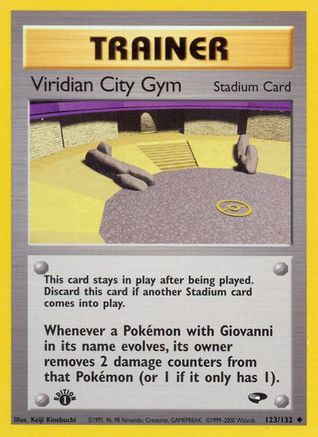 Viridian City Gym (123/132) [Gym Challenge Unlimited] - Trinity Hobby