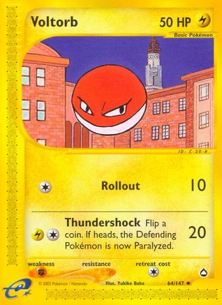 Voltorb (64/147) [Aquapolis] - Trinity Hobby