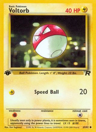 Voltorb (69/82) [Team Rocket Unlimited] - Trinity Hobby