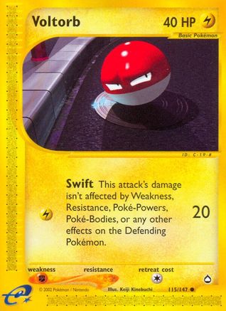 Voltorb (115/147) [Aquapolis] - Trinity Hobby