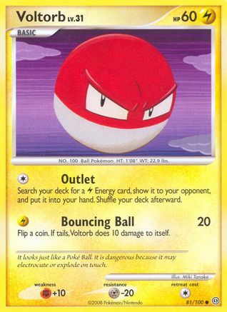 Voltorb (81/100) [Diamond & Pearl: Stormfront] - Trinity Hobby