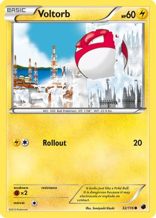 Voltorb (32/116) [Black & White: Plasma Freeze] - Trinity Hobby