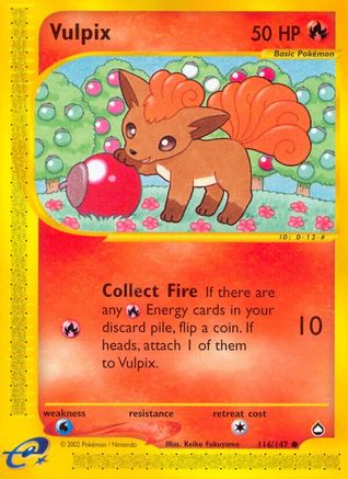 Vulpix (116/147) [Aquapolis] - Trinity Hobby