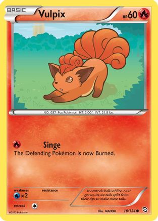 Vulpix (18/124) [Black & White: Dragons Exalted] - Trinity Hobby