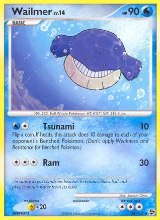 Wailmer (58/106) [Diamond & Pearl: Great Encounters] - Trinity Hobby