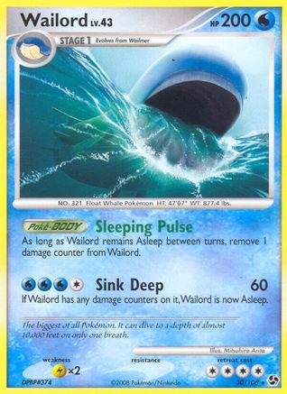 Wailord (30/106) [Diamond & Pearl: Great Encounters] - Trinity Hobby
