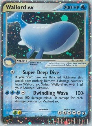 Wailord ex (100/100) [EX: Sandstorm] - Trinity Hobby