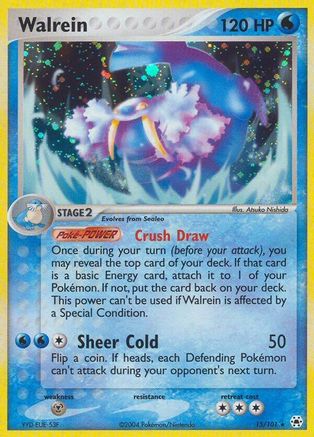 Walrein (15/101) [EX: Hidden Legends] - Trinity Hobby
