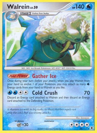 Walrein (36/111) [Platinum: Rising Rivals] - Trinity Hobby