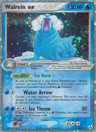 Walrein ex (89/92) [EX: Legend Maker] - Trinity Hobby