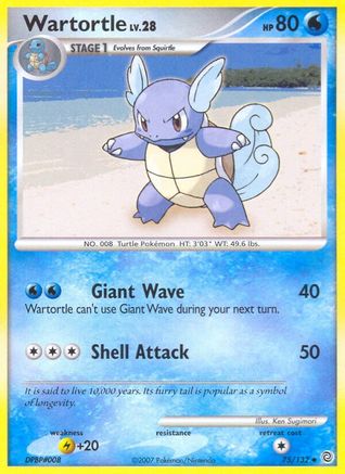 Wartortle (75/132) [Diamond & Pearl: Secret Wonders] - Trinity Hobby