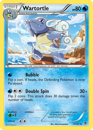 Wartortle (15/101) [Black & White: Plasma Blast] - Trinity Hobby